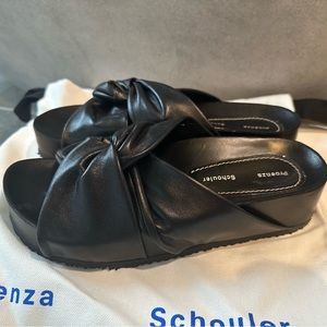 Fantastic pair of Proenza Schouler black slide sandals. Size 6. Originally $520